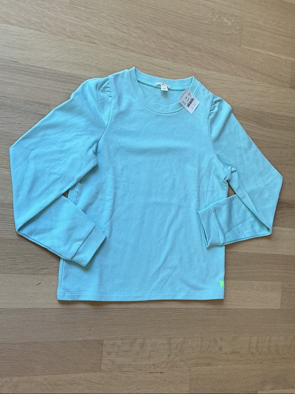 Crewcuts Long Sleeve Tee in Light Aqua